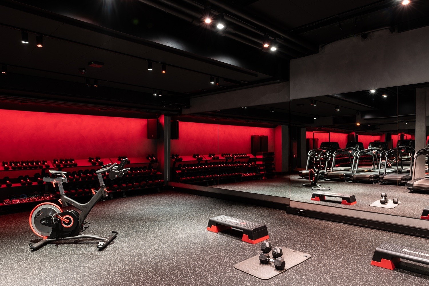 Illustrasjon treningsrom Galleribilde