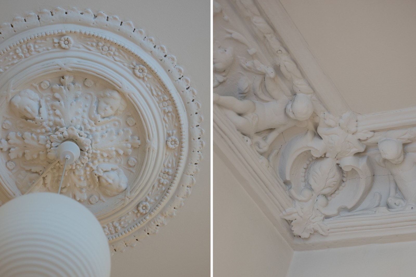 Originale rosetter og stukkatur. Galleribilde