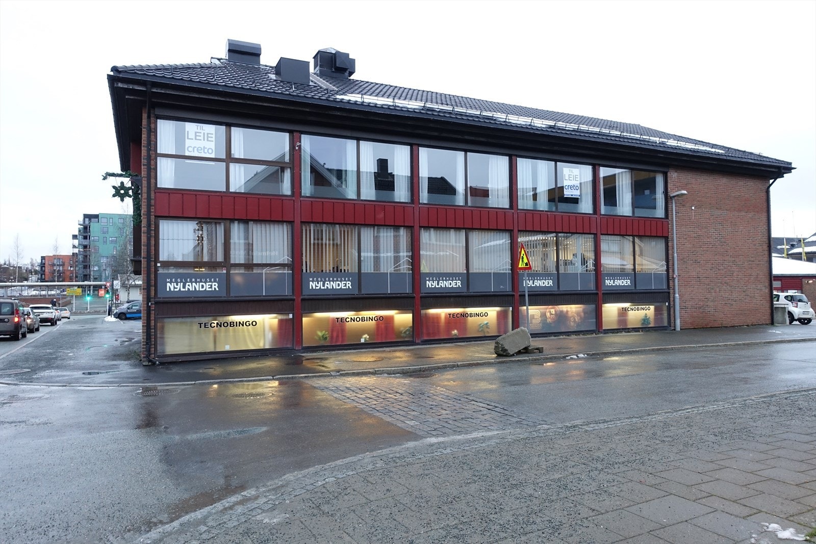 Fasade - ledige areal i 2. etasje Galleribilde