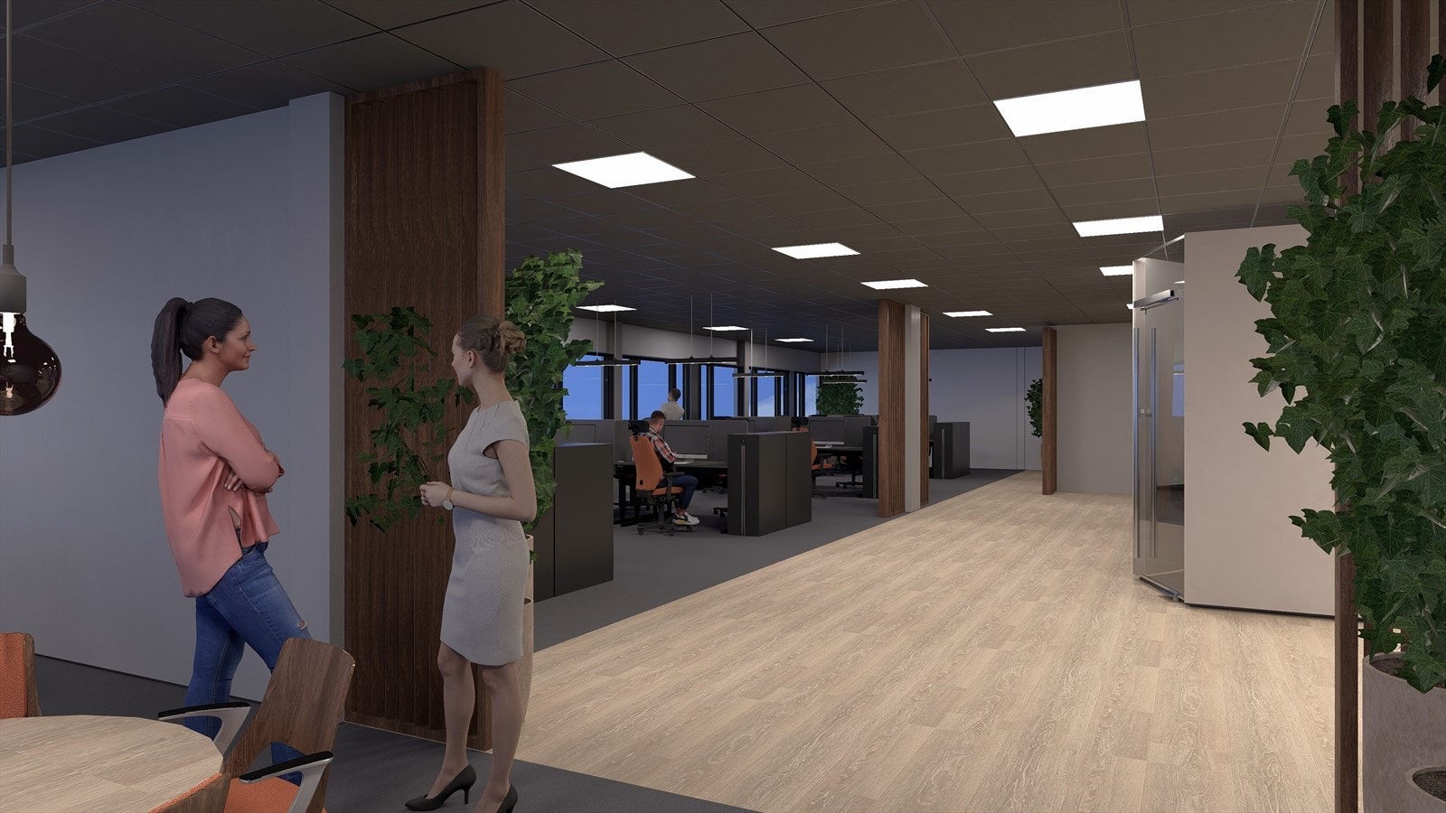 Mulighetsstudie kontorer 2 etasje Galleribilde