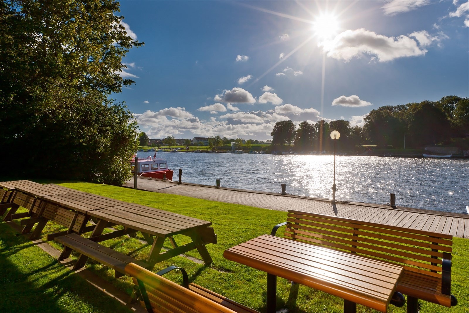 Mulighet for hyggelig lunsjplass foran bygget Galleribilde