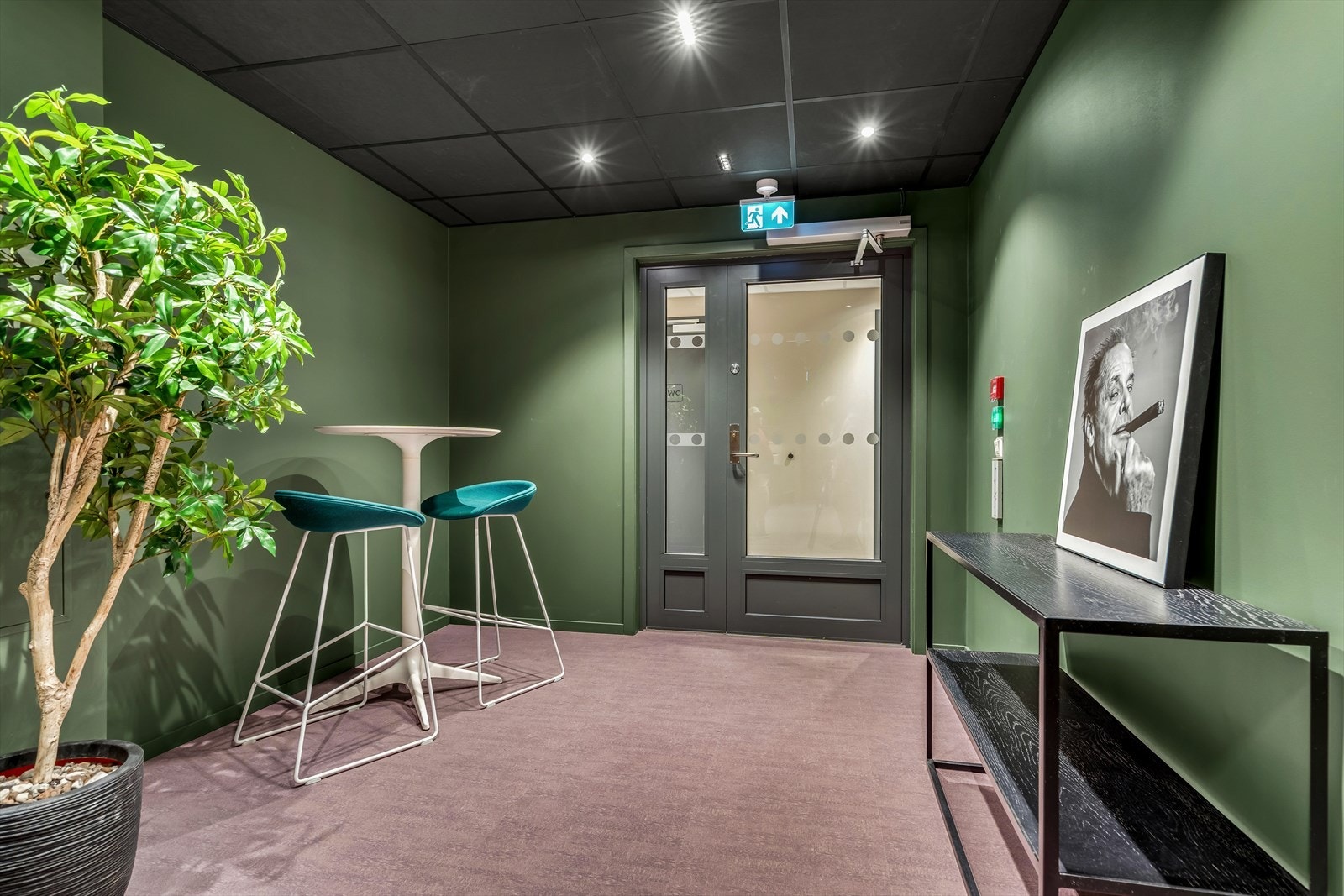 Inngangsparti til eksklusivt areal Galleribilde