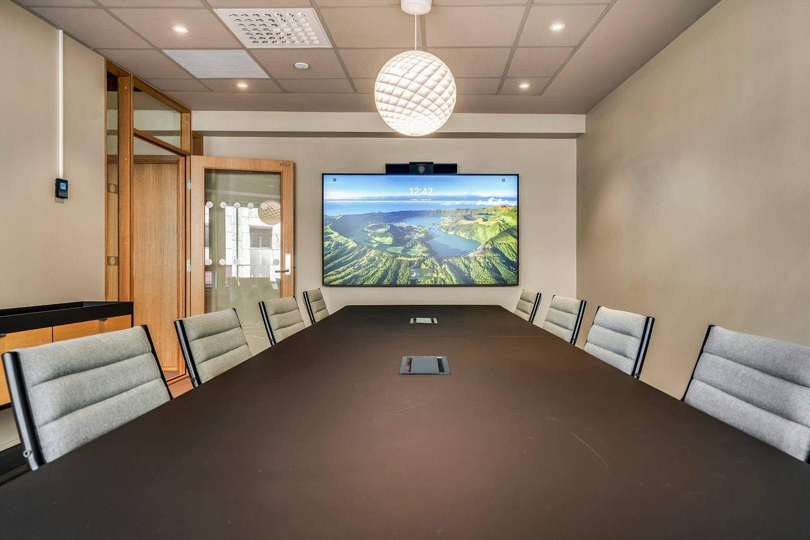 Storskjerm Galleribilde