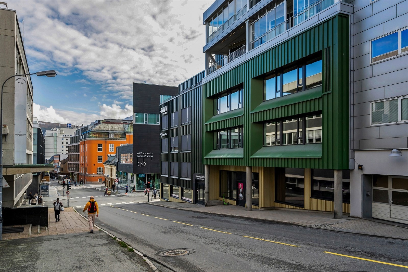 Ny og moderne fasade Galleribilde