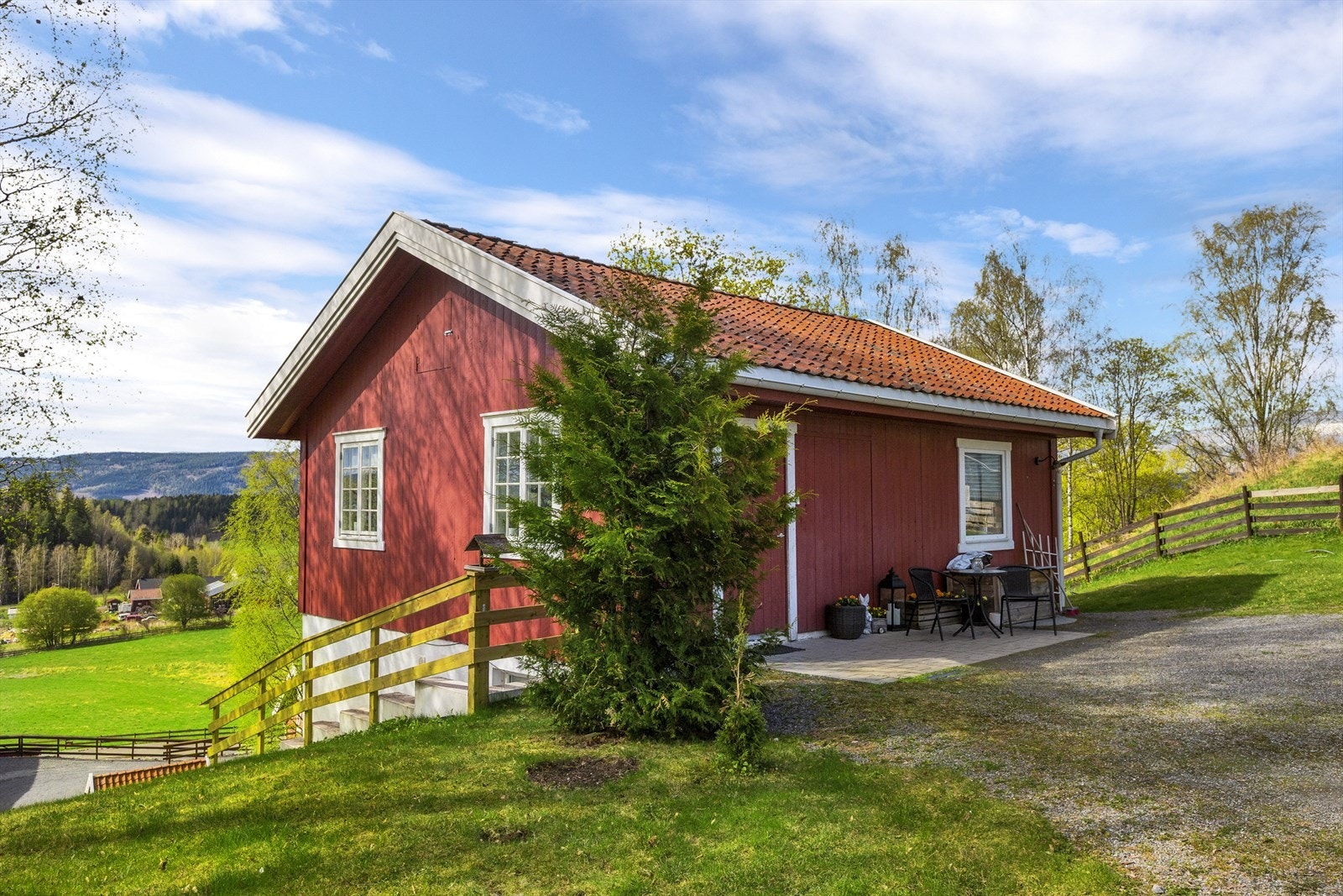 Arbeiderboligen har en grunnflate på omkring 50 kvm i to etasjer. Boligen leies ut i dag Galleribilde