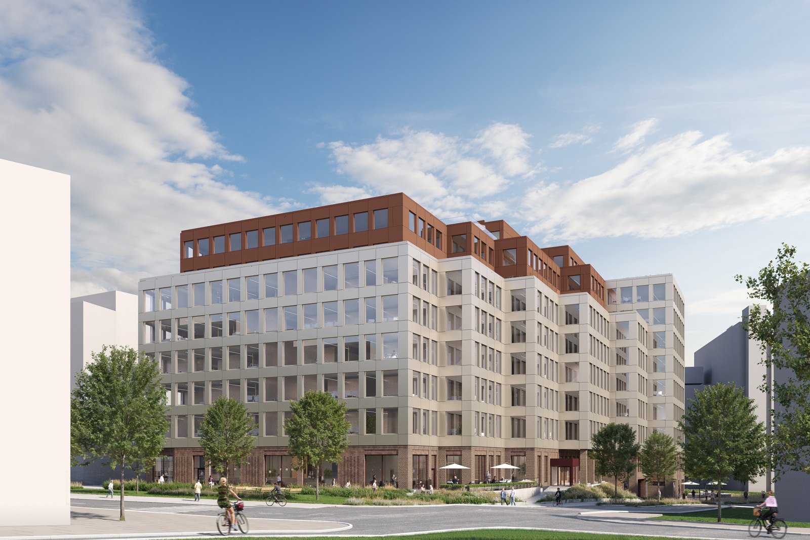 Illustrasjon fasade Galleribilde