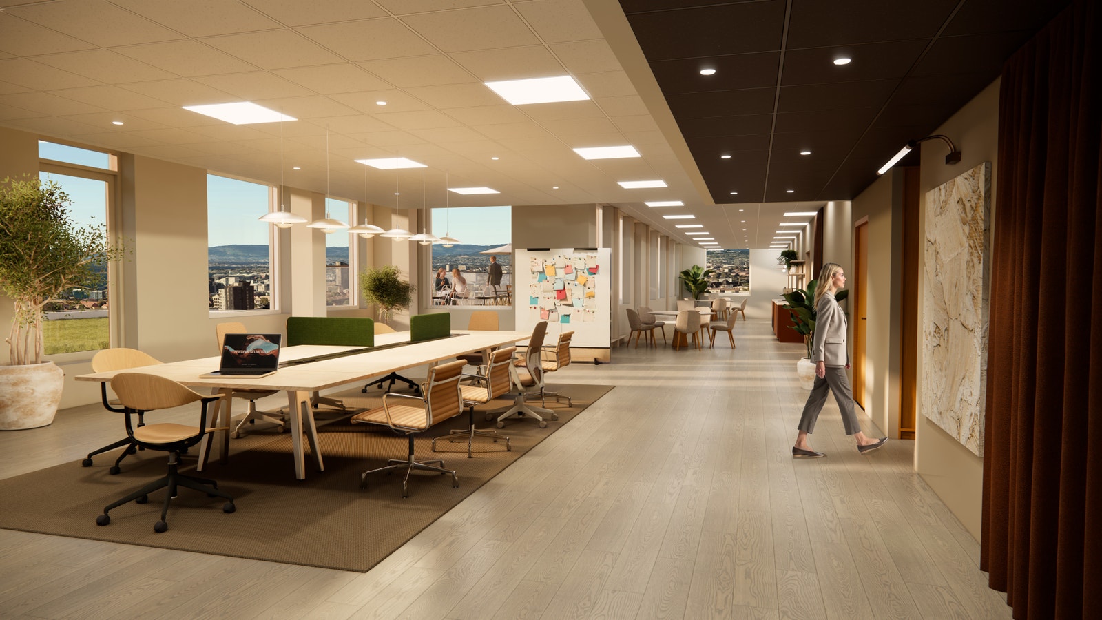 Illustrasjon kontor Galleribilde