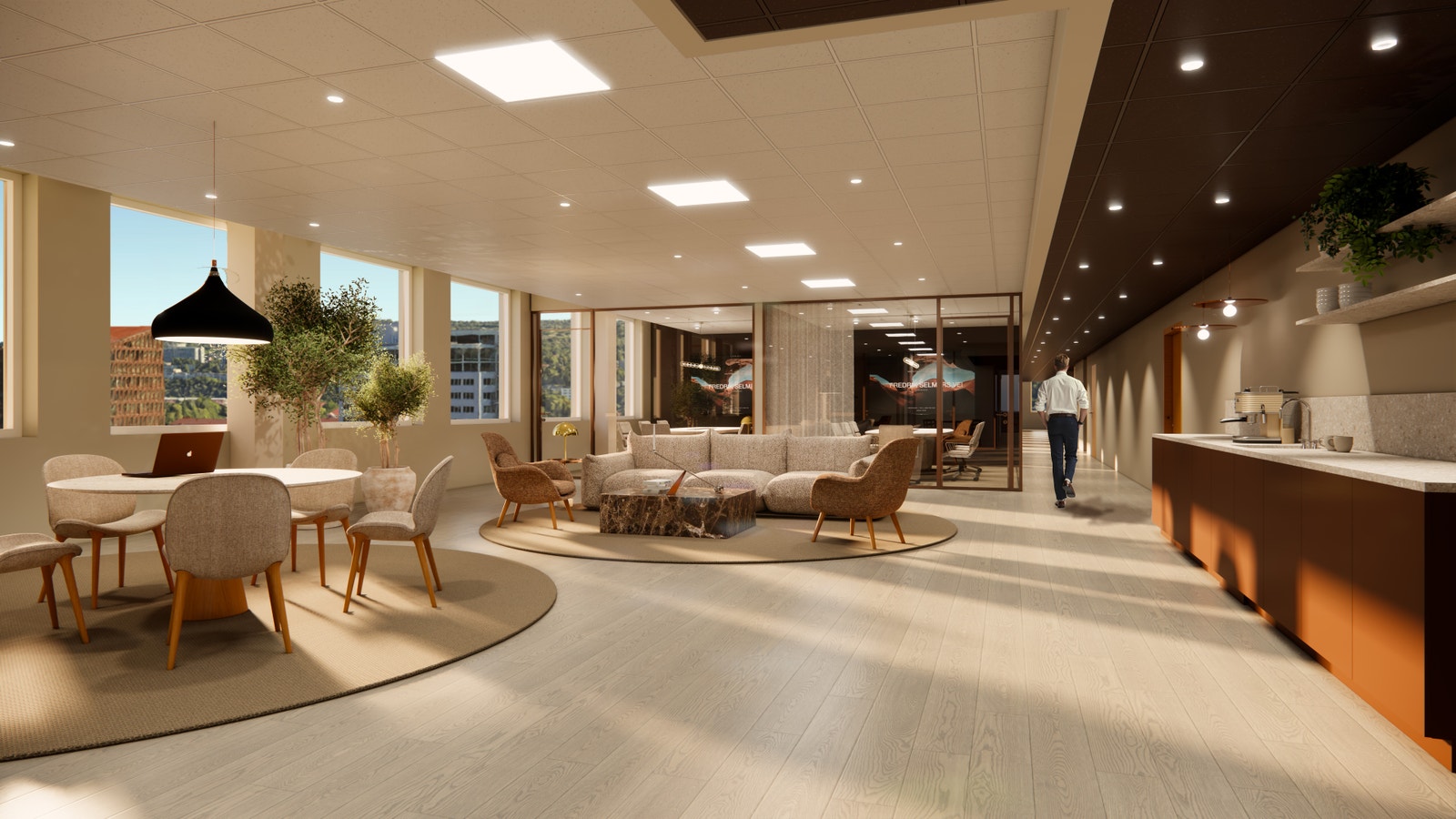 Illustrasjon sosial sone Galleribilde