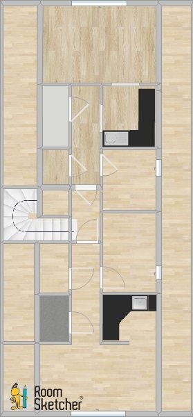 Skisse 2 etg Galleribilde