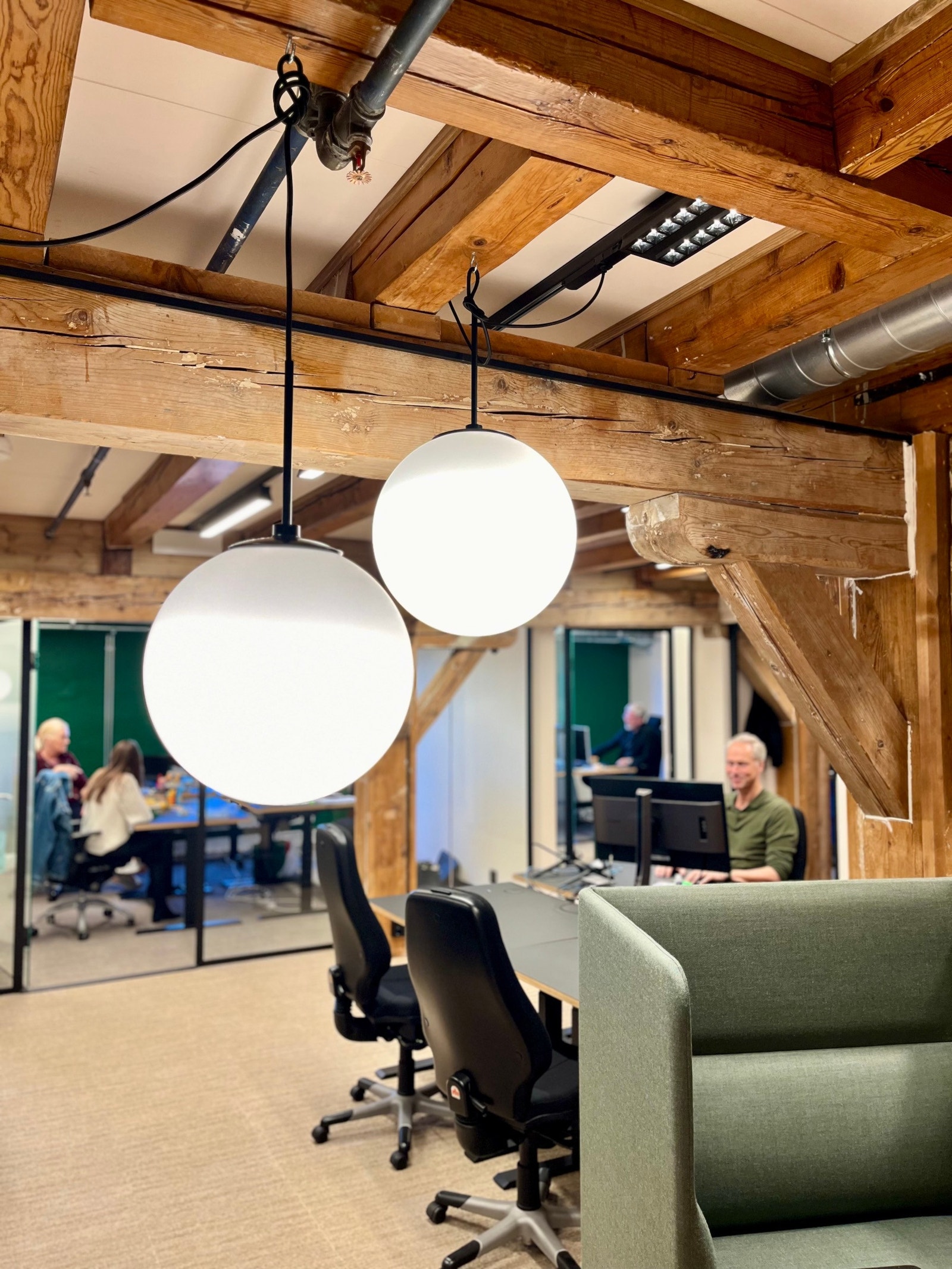 Åpent kontorlandskap Galleribilde