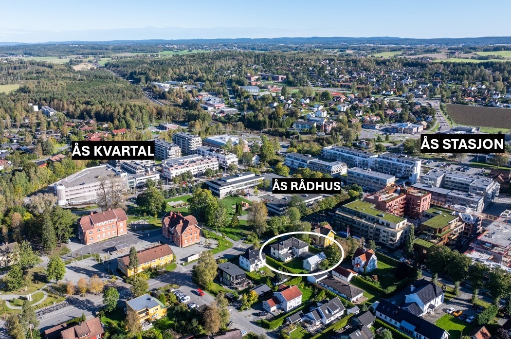 Kort gangavstand til Ås stasjon med godt kollektivtilbud. Galleribilde