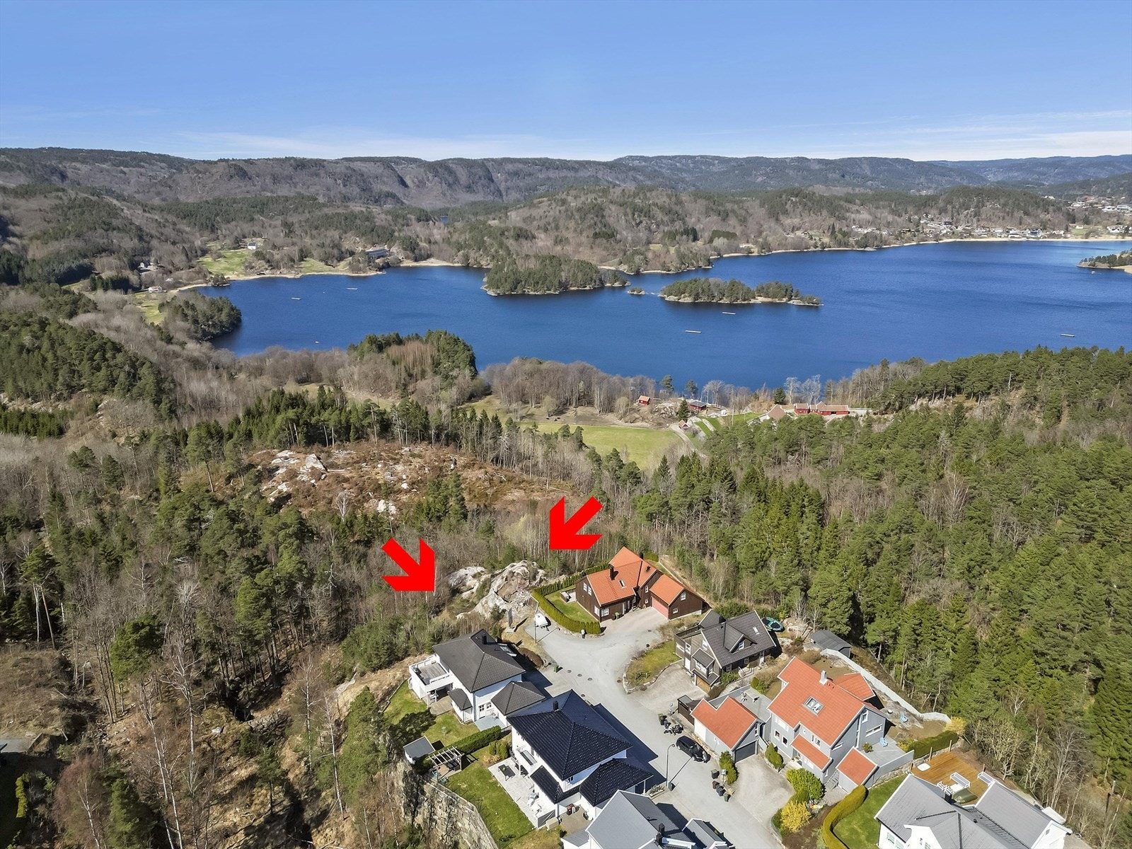 Dronefoto Galleribilde