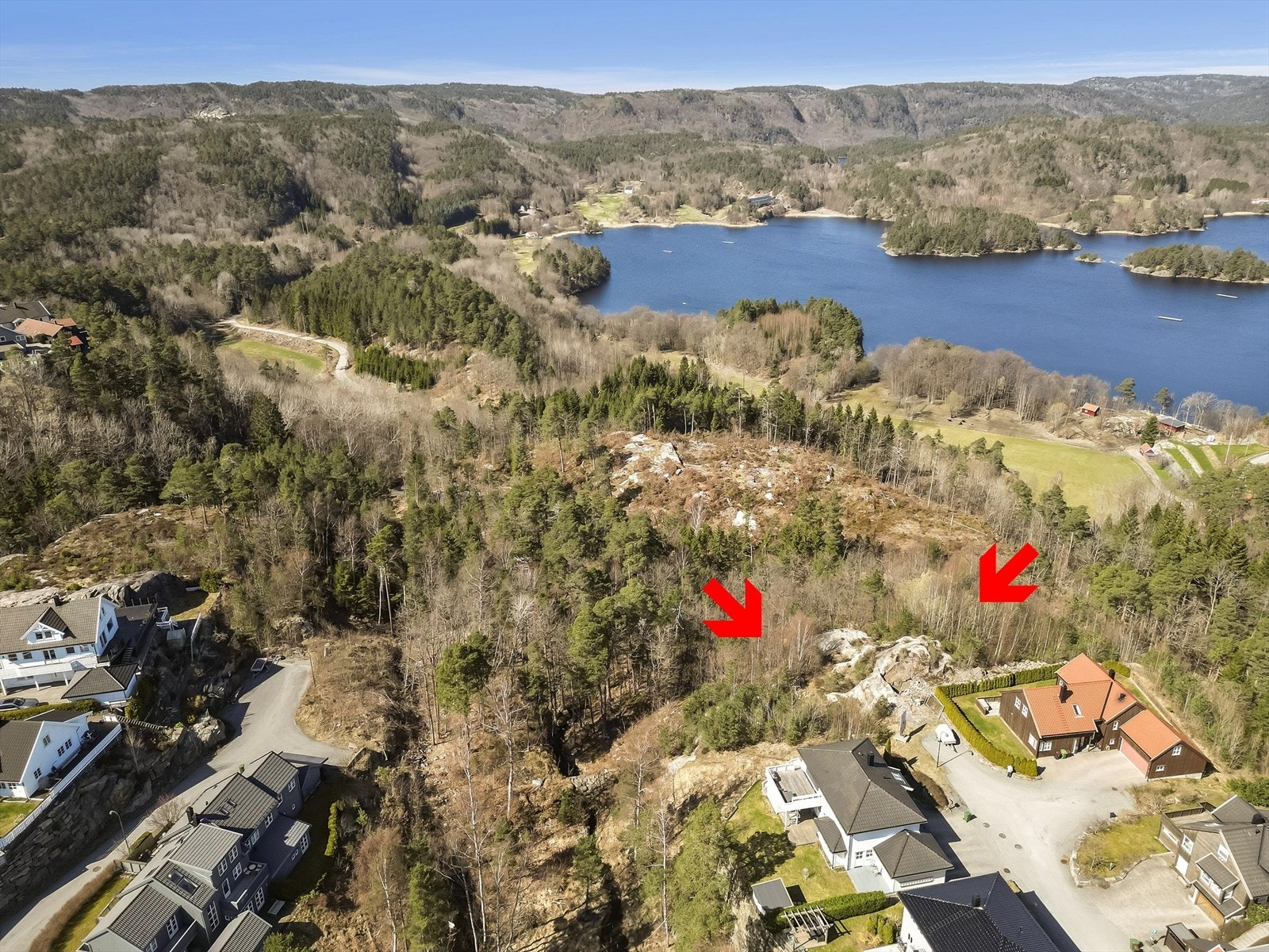 Dronefoto Galleribilde