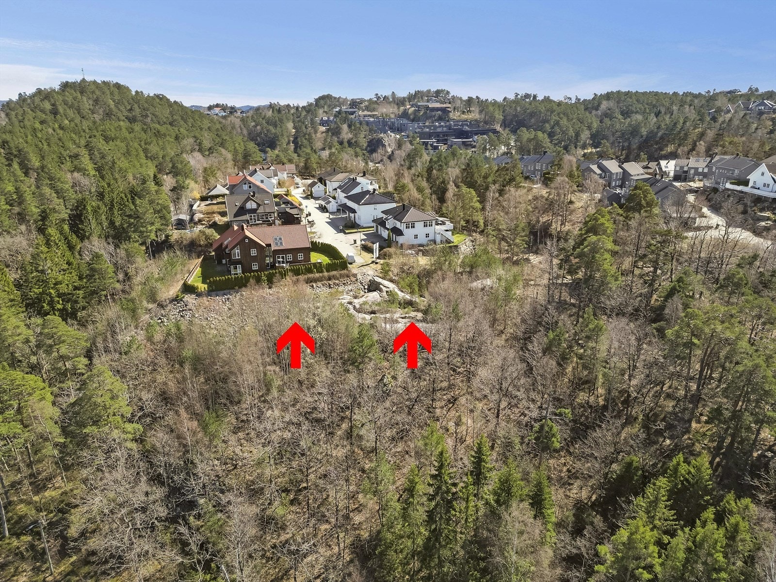 Dronefoto Galleribilde