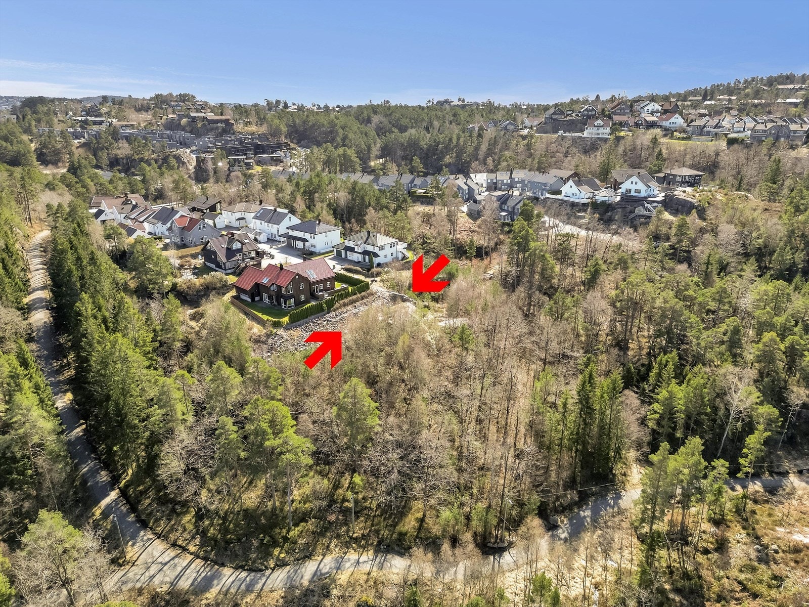 Dronefoto Galleribilde