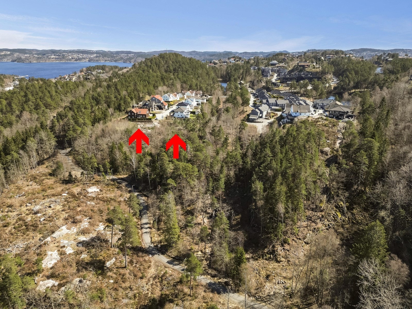 Dronefoto Galleribilde