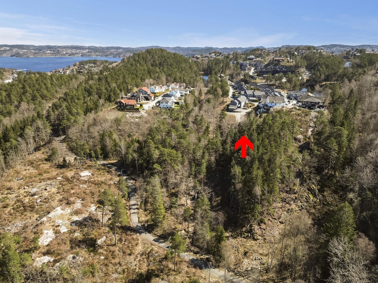 Dronefoto Galleribilde