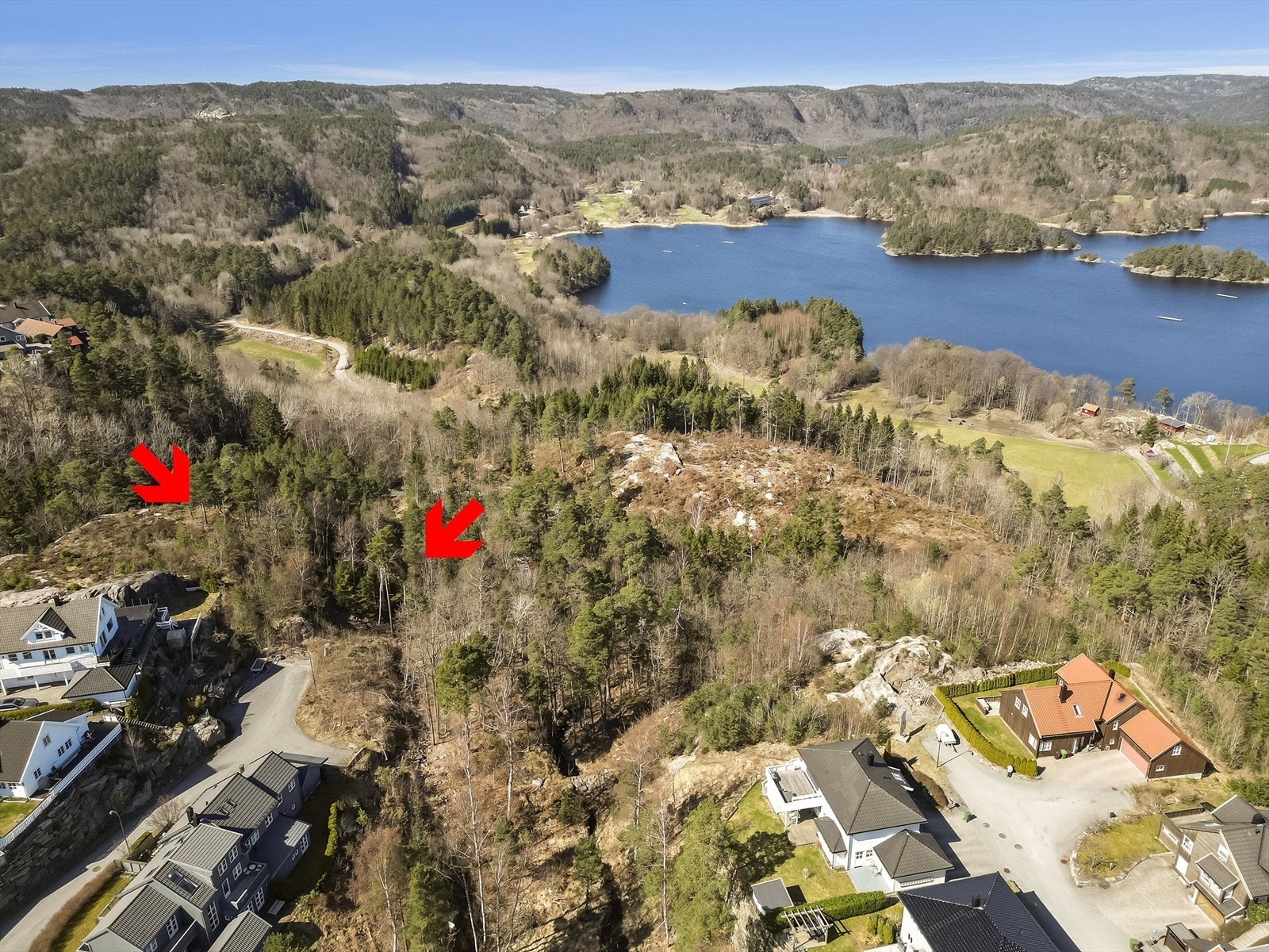 Dronefoto Galleribilde