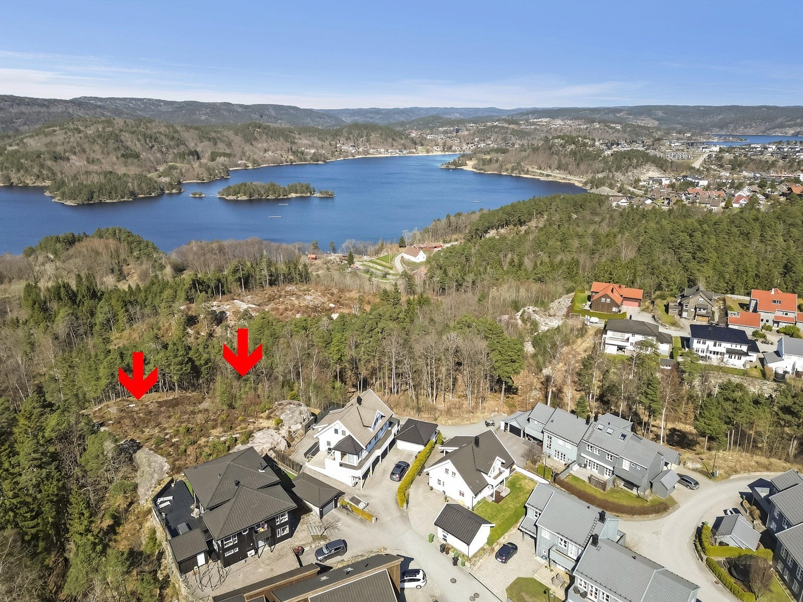 Dronefoto Galleribilde