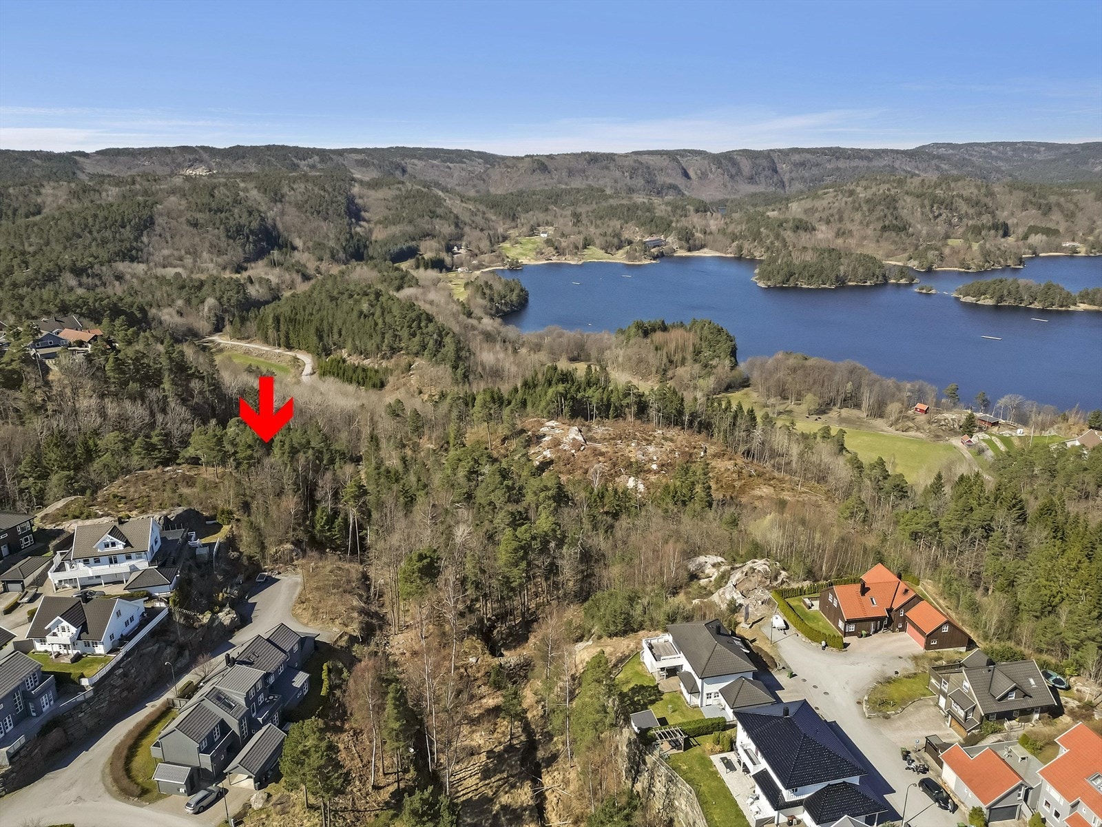 Dronefoto Galleribilde