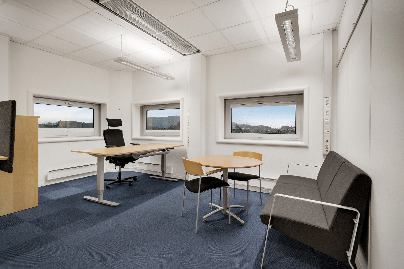 Bygget har en kombinasjon av normal og god standard på kontorlokalene. Utleier er åpen for å samarbeide med leietaker om oppussing og tilpasning. Galleribilde