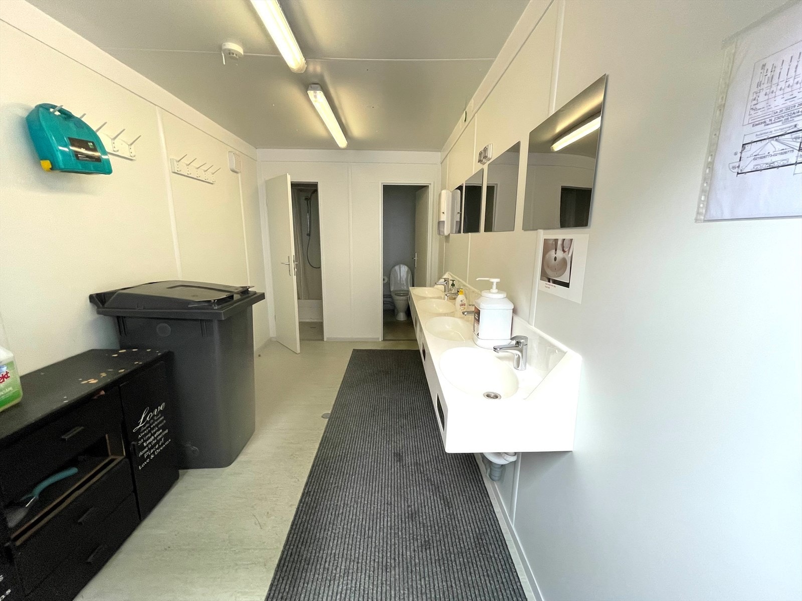 Sanitære rom for sjåfører Galleribilde