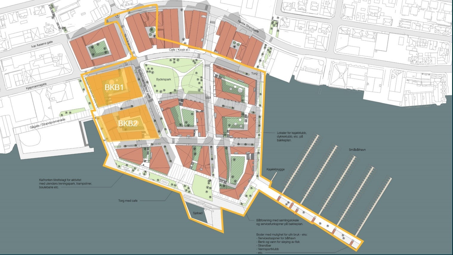 Utbyggingskisse Galleribilde