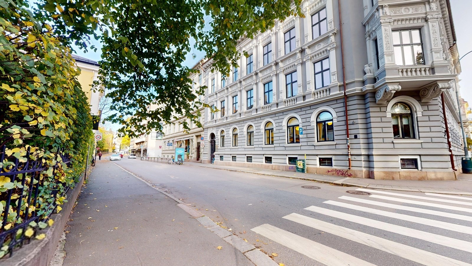 Sett fra Parkveien Galleribilde