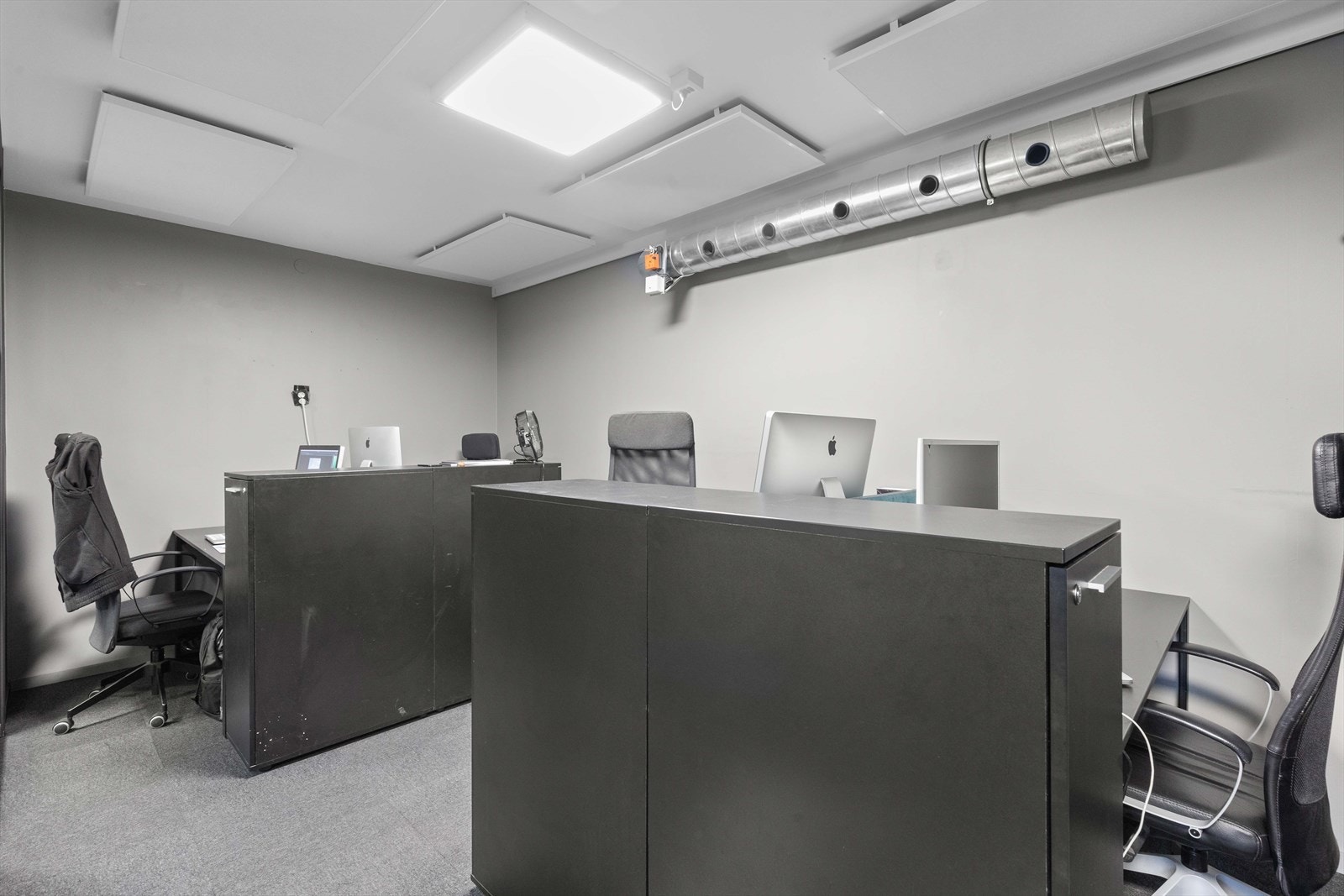 åpent landsskap kontor Galleribilde