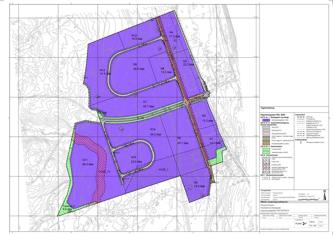 Reguleringsplan kart Galleribilde