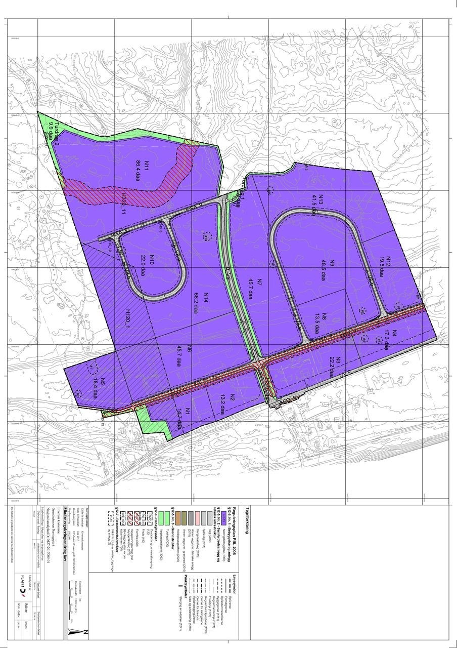 plankart stående Galleribilde