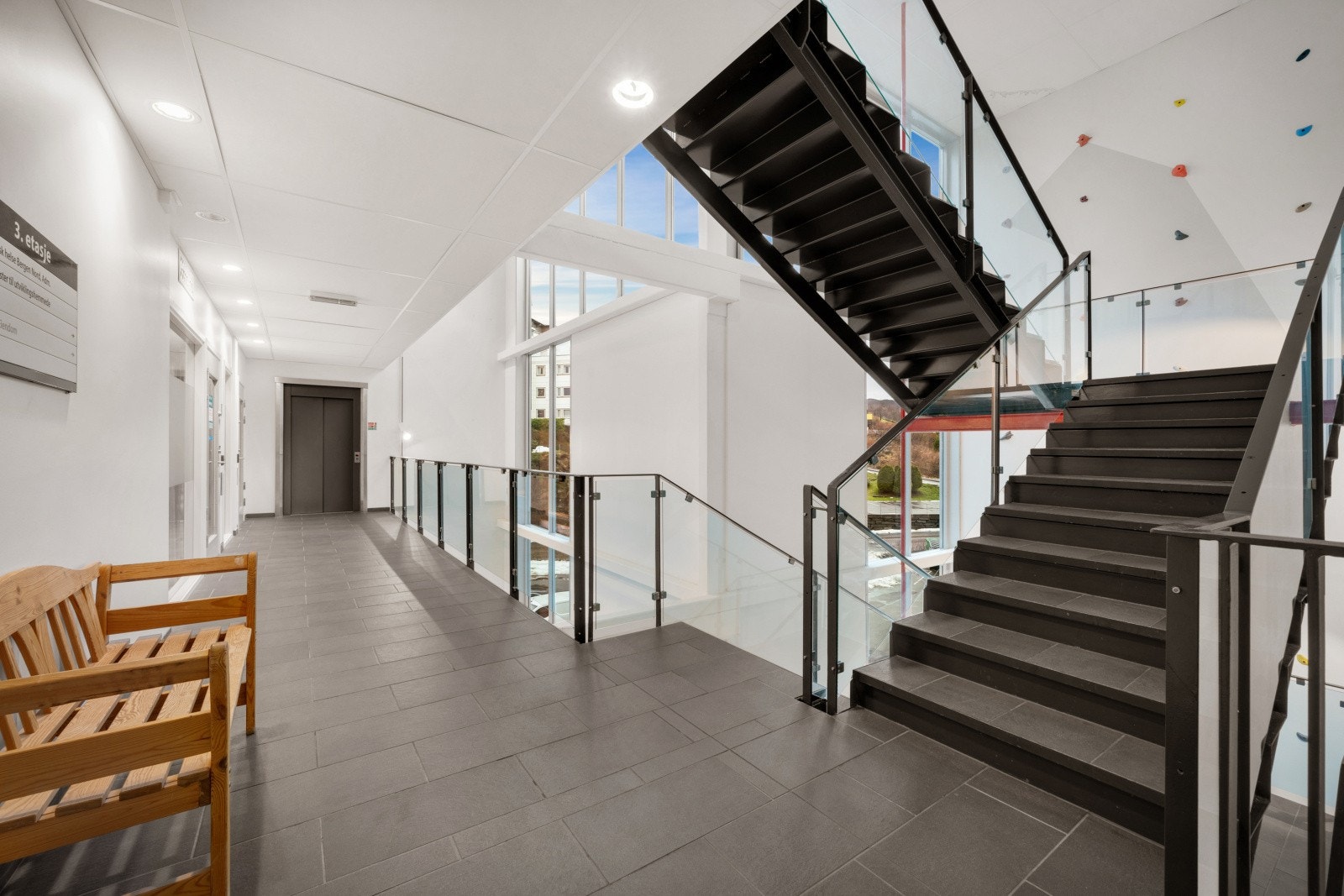 Det er heis i bygget Galleribilde