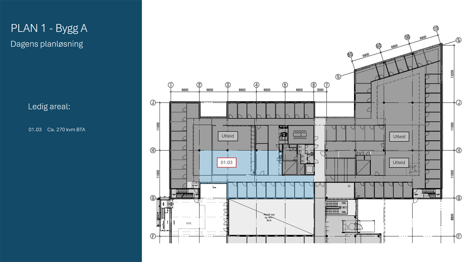 Ledig areal 1. etasje Galleribilde