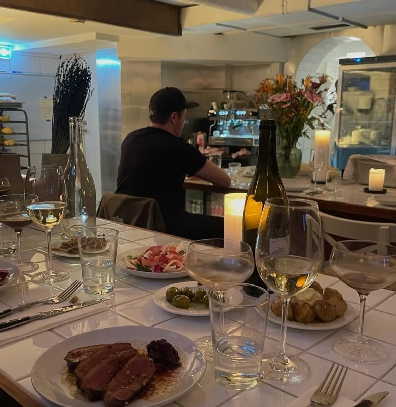 Fra når Restaurant Bente var i drift Galleribilde