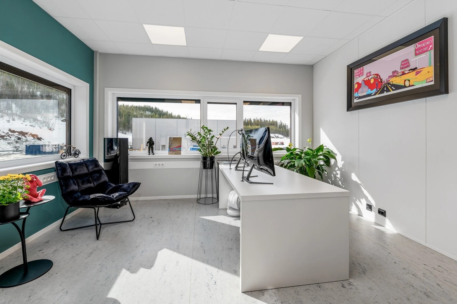 Eksempelbilde fra nabobygg Galleribilde