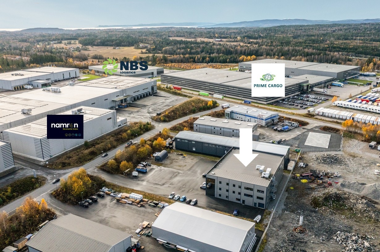 Etablert næringsområde som huser en rekke kjente aktører innen lager, logistikk og handel. Galleribilde