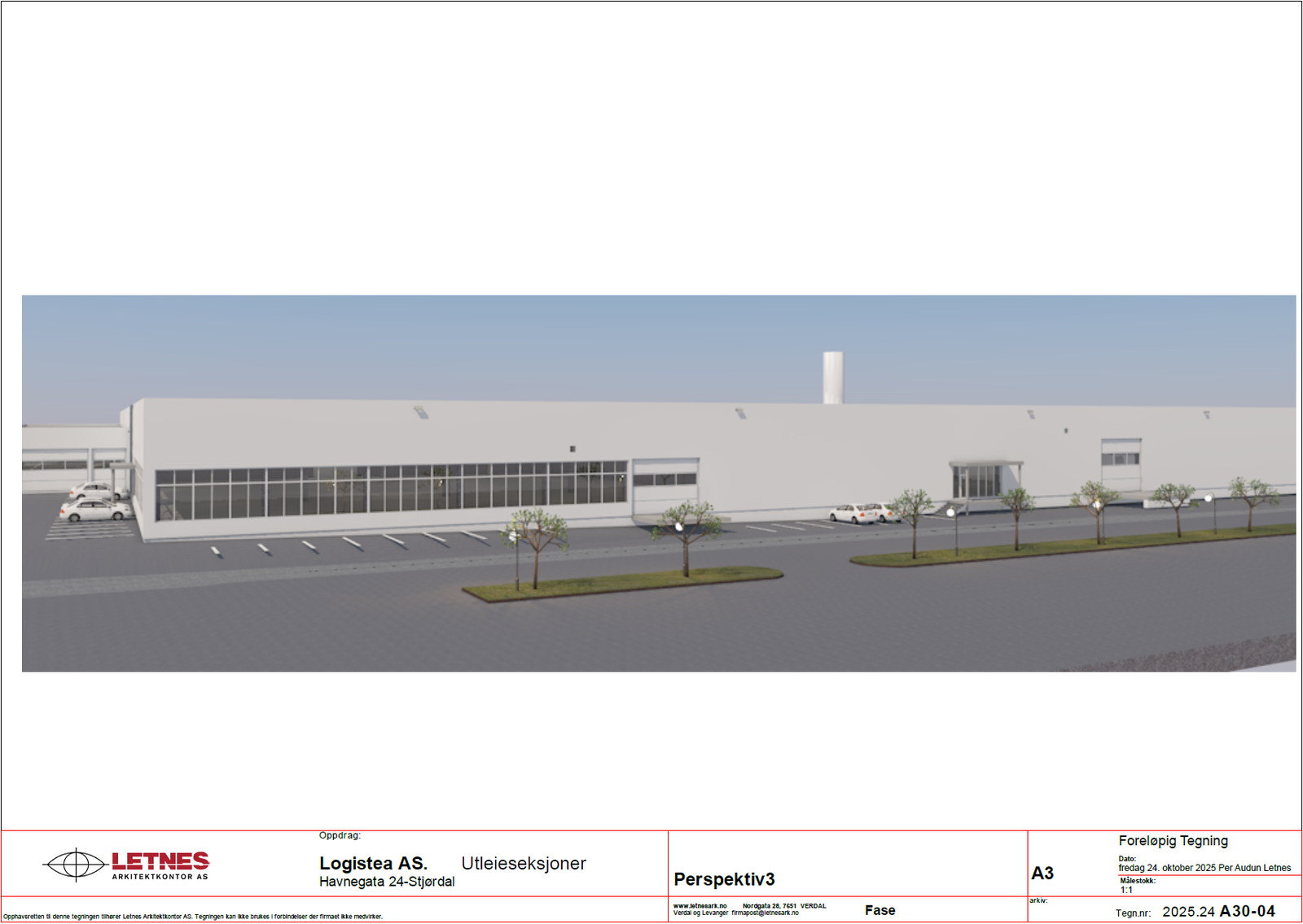 Seksjon 3 - Mulig løsning inngang/port/parkering Galleribilde