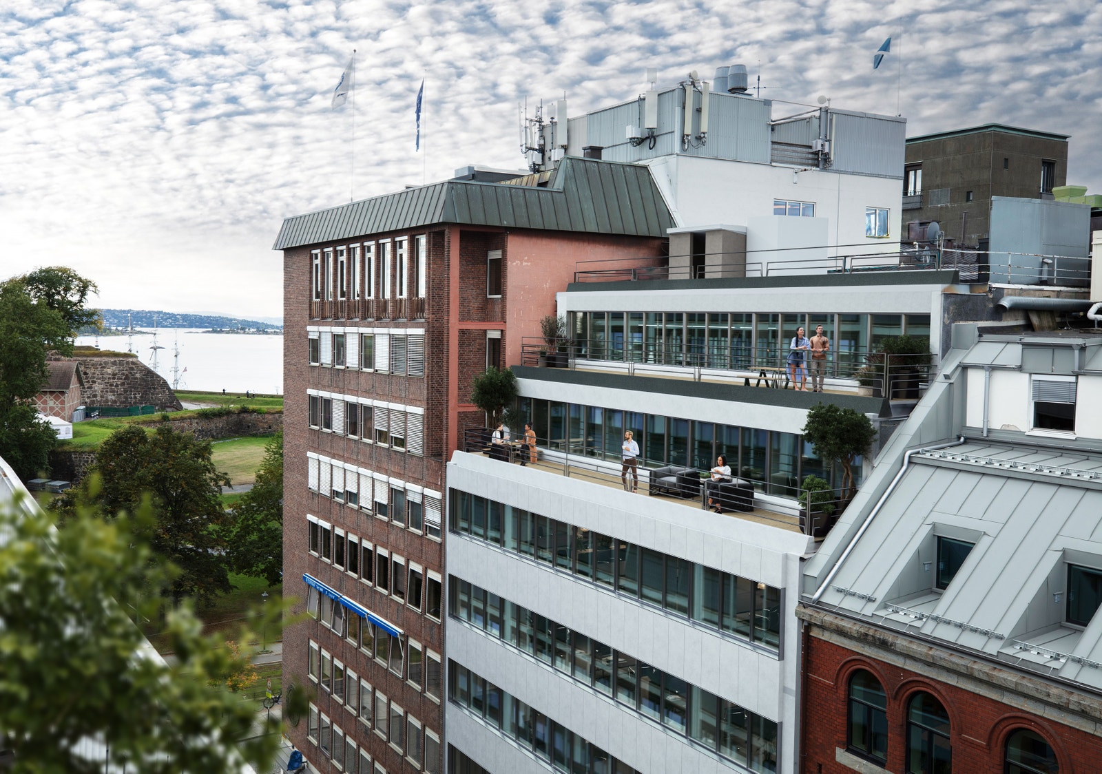 Nedre Vollgate 3 - totalrenoverte og innbydende lokaler øverst i Kvadraturen. Galleribilde