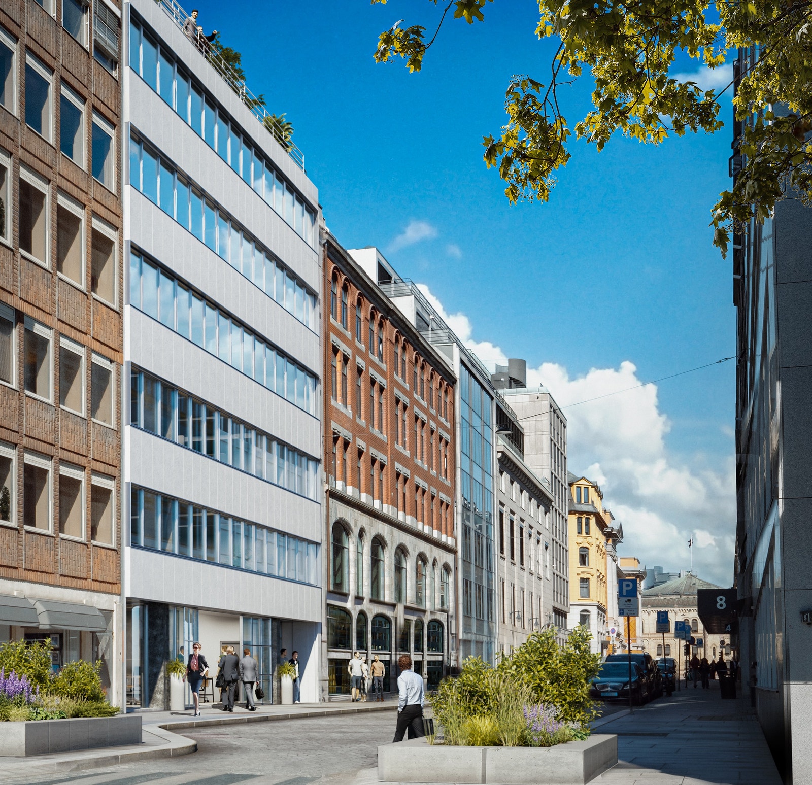 Nedre Vollgate 3 - totalrenoverte og innbydende lokaler øverst i Kvadraturen. Galleribilde