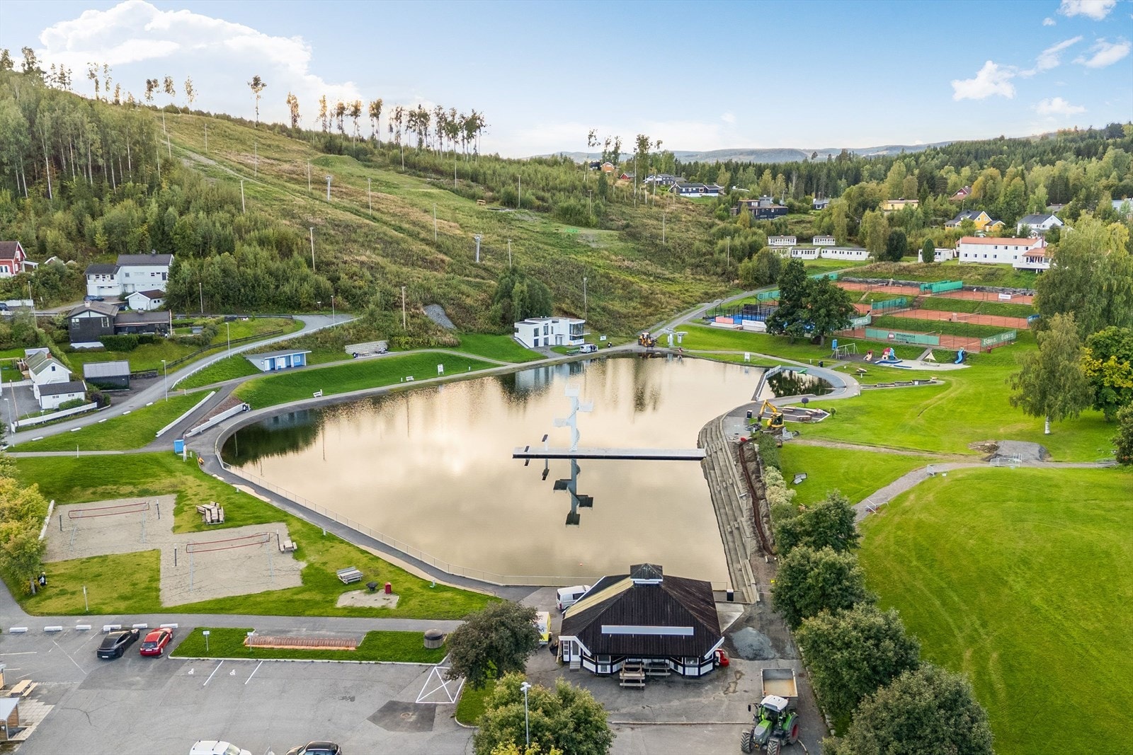 Dronefoto Galleribilde