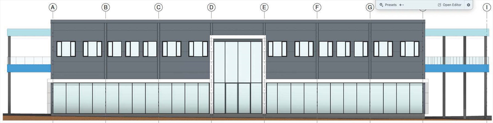Skisse - prosjektert bygg Galleribilde