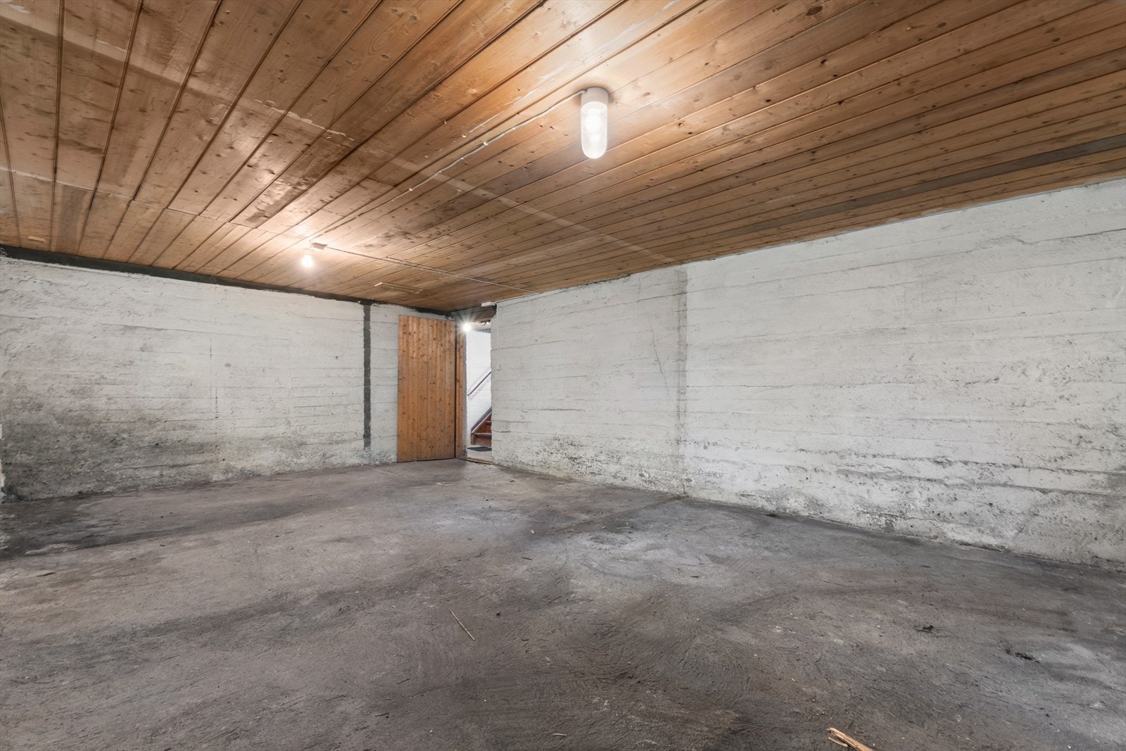 Kjelleren byr på unike muligheter for fremtidig utvidelse. Galleribilde