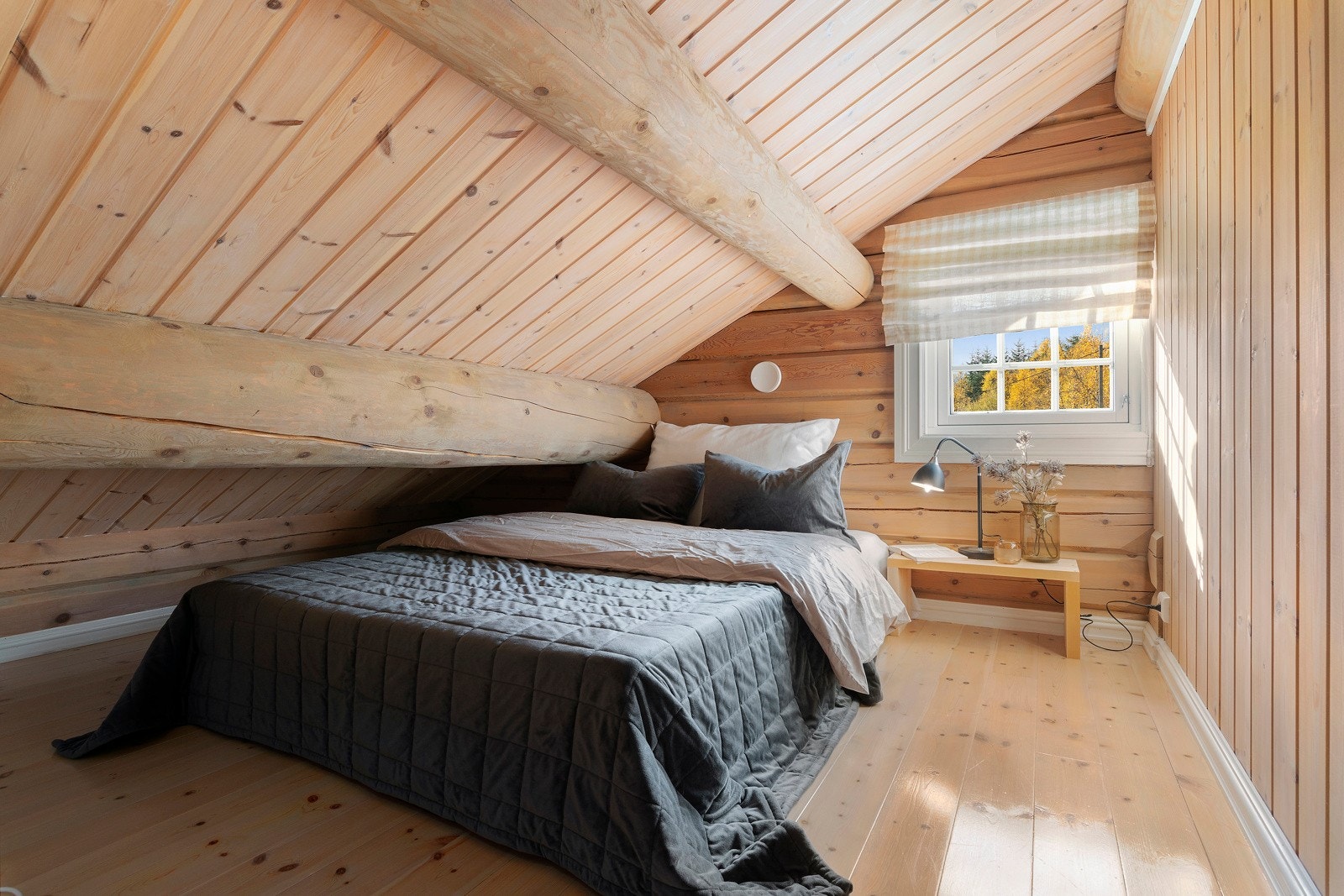 Her er innredet to rom som er benyttet som soverom. Her er ikke målbart areal pga takhøyde, så disse soverommene er ikke godkjent. Galleribilde