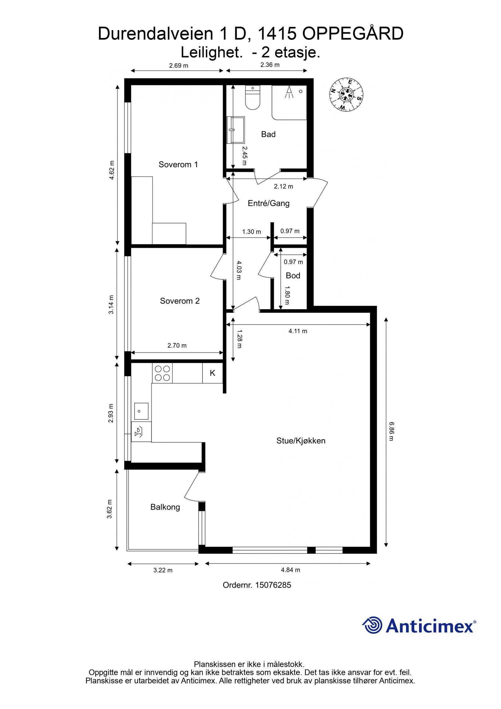 Plantegning Galleribilde
