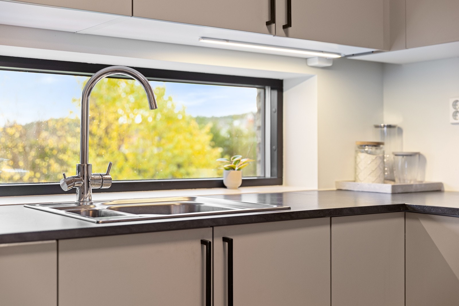 Hyggelig utsyn nordover Galleribilde