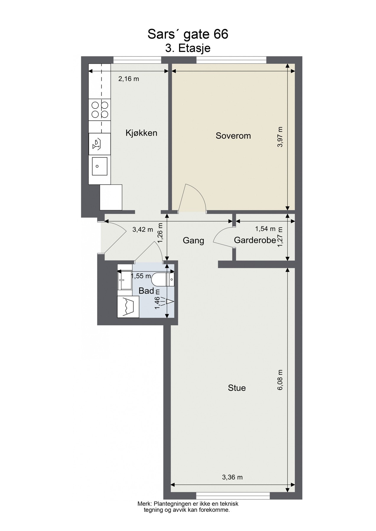Planløsning. Galleribilde