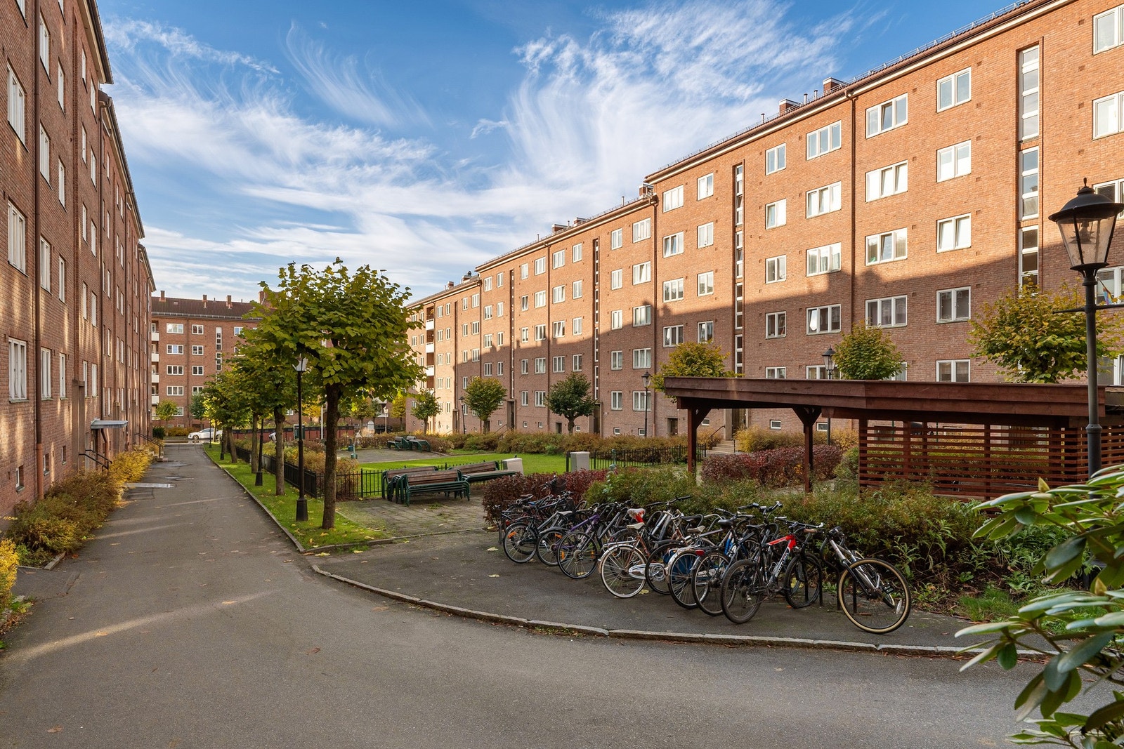 Bakgård. Galleribilde