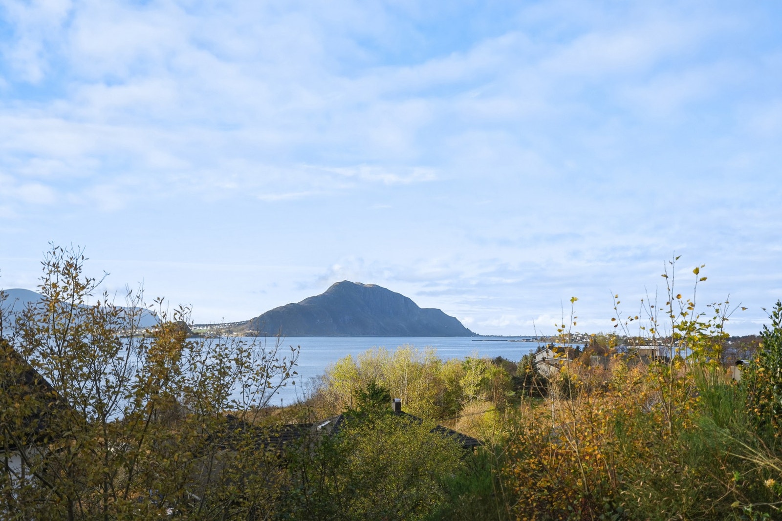 Utsikten fra terrassen. Galleribilde