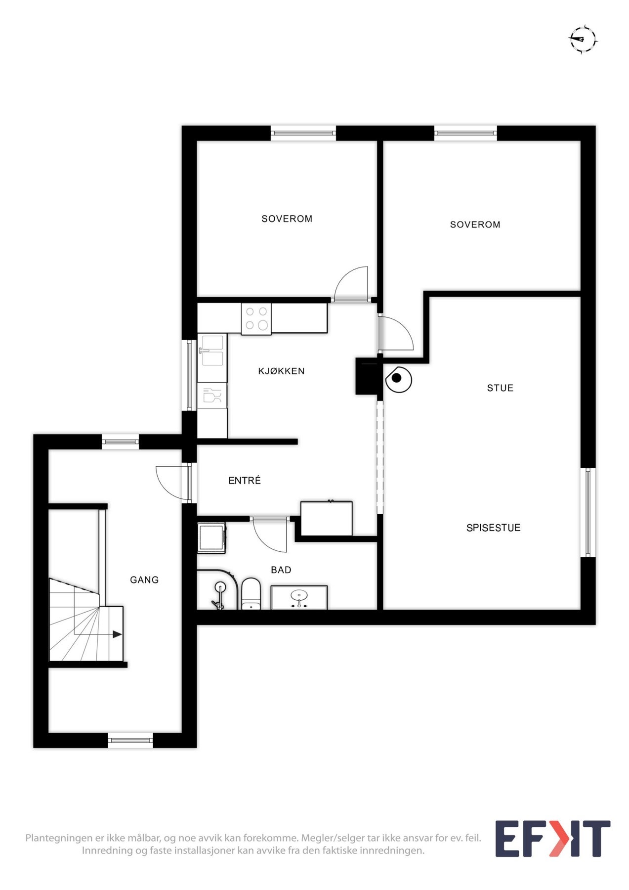 Tips! Ta målene du trenger allerede på visning. Galleribilde