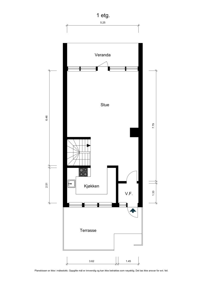 Plantegning 2. etasje Galleribilde